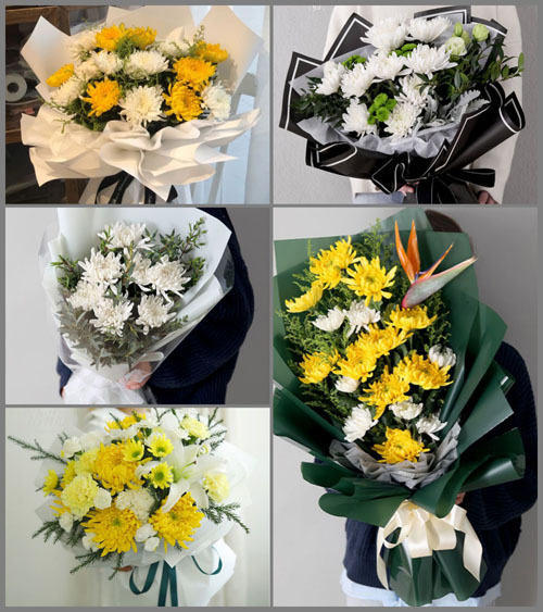 河南南阳社旗县大冯营镇梁杜庄村白事花束代送